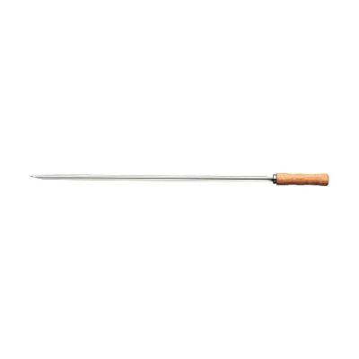 Espeto para Churrasco Aço Inox Cabo Madeira Uso Churrasqueira Tramontina 85CM