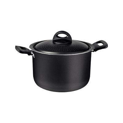 Espagueteira Loreto Preparo de Massas Alumínio Antiaderente Starflon Max Grafite Tramontina 5,7L