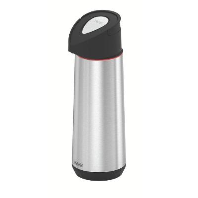 Garrafa Térmica Exata Aço Inox Ampola de Vidro Acabamento Texturizado Fingertip Free Tramontina 1,8L