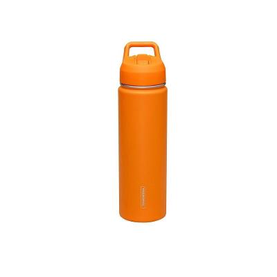 Garrafa Térmica 650ML Aço Revestido Parede Dupla Uso Diário Laranja Tramontina