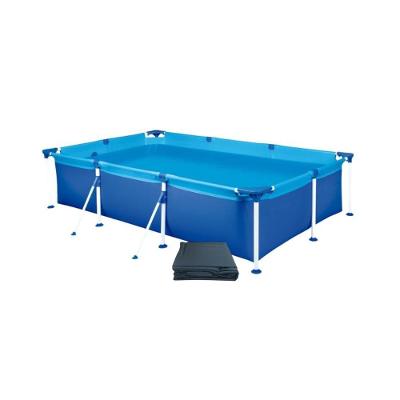 Piscina Retangular Estruturada Premium 2500L com Capa Azul Mor