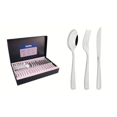 Faqueiro Pacific 36 Peças Aço Inox Alto Brilho para Churrasco Tramontina
