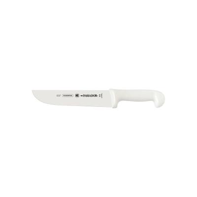 Faca Passador Profissional Master Corte de Carnes Aço Inox Cabo Polipropileno Branco Tramontina