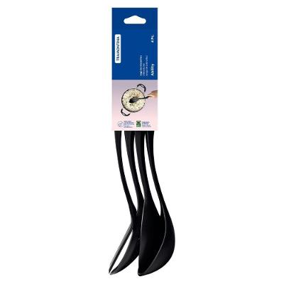 Jogo de Utensilios de Cozinha Ability Preparar Refeicoes Nylon Alta Resistencia Preto Tramontina 4