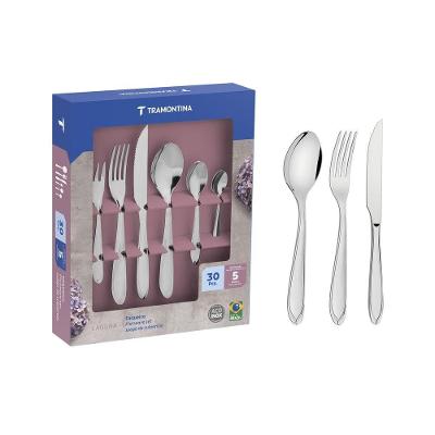 Faqueiro Laguna 30 Peças Aço Inox para Churrasco Tramontina