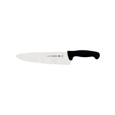 Faca para Carne Profissional Master Aço Inox Cabo Polipropileno Antimicrobiano Preta Tramontina 25CM