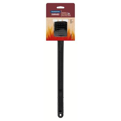 Escova para Churrasco Limpeza de Grelhas Aço Inox e Polipropileno Preto Tramontina