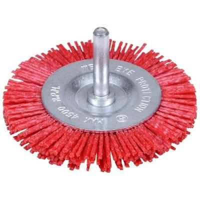 Escova Circular com Haste 194989 Limpeza Acabamento Nylon Grosso Worker