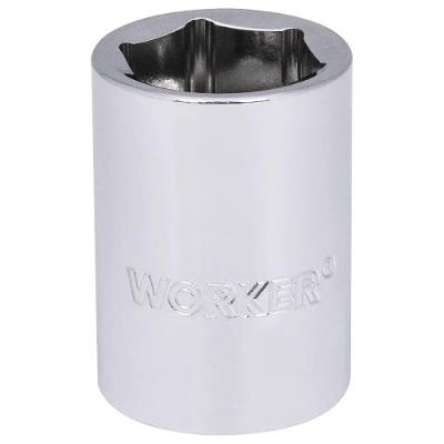 Soquete Sextavado 25mm Encaixe 3-4'' Aco Especial Cromado Worker