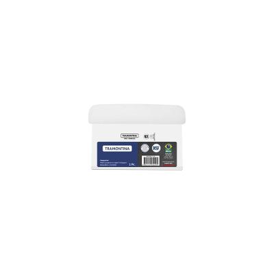 Raspador Profissional Master Aço Inox 40 Hrc Cabo Polipropileno Texturizado Antimicrobiano Branco