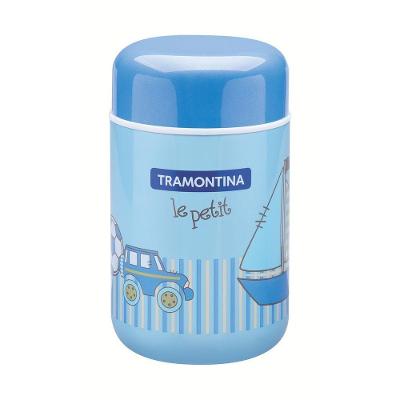 Pote Térmico Infantil Le Petit Conservação de Lanches 400ML Azul Tramontina