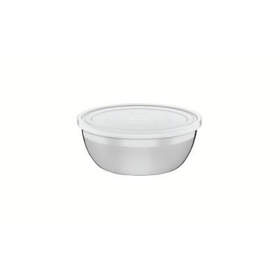 Pote Redondo para Alimentos Freezinox Aco Inoxidavel com Tampa Plastica com Vedacao 0,8L Tramontina