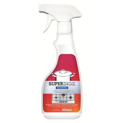 Spray Polidor de Aço Inox Removedor para Polir e Remover Manchas Utensílios e Eletrodomésticos 300ML