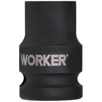 Soquete Sextavado de Impacto 15mm Encaixe 1-2'' Alta Resistência Worker