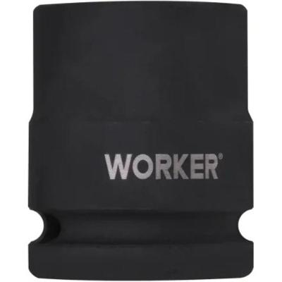 Soquete Sextavado Impacto 1-2'' 19mm Aco Cromo Molibdenio Fosforizado Worker
