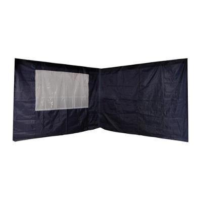 Parede para Gazebo Oxford com Abertura Transparente para Azul 3M X 3M Mor