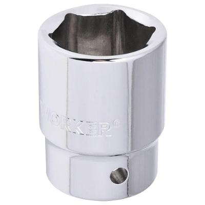 Soquete Sextavado Encaixe 3-4 30mm Alta Resistencia Aco Cromado Worker