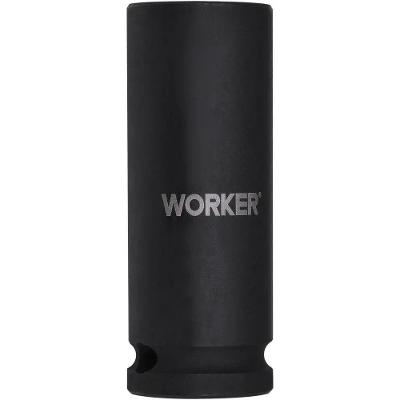 Soquete de Impacto Longo Sextavado 21MM Encaixe 1-2 Worker
