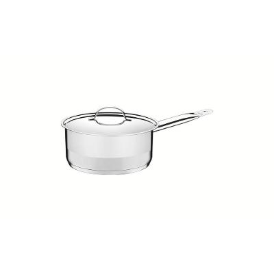 Panela Professional Aço Inox Fundo Triplo Tampa Plana Saída de Vapor Cozinha Tramontina 1,1L 14CM