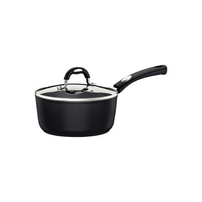 Panela Mônaco Induction Antiaderente Starflon Premium Alumínio Fundo para Fogão de Indução Preto