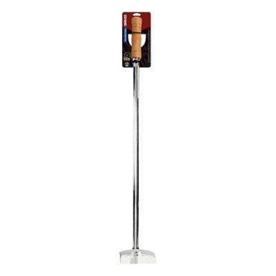 Puxador para Brasas Tramontina Churrasco Lâmina Aço Inox Alta Resistência Cabo Madeira Inox