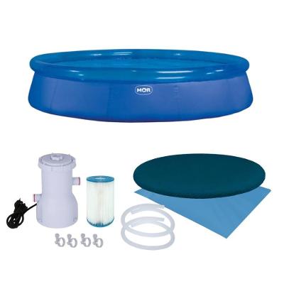 Piscina Inflável Splash Fun Redonda PVC sem Estrutura Metálica Capa Forro Filtro 2200L-h 220V 6700L