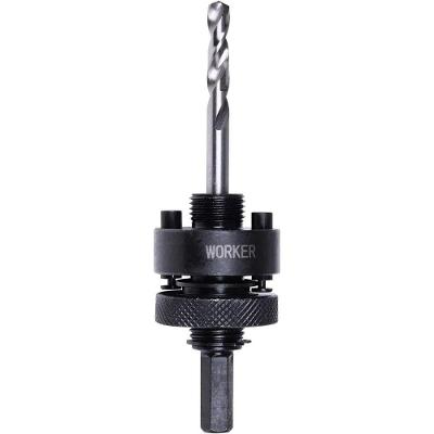 Suporte para Serra Copo 3-8 32 a 200mm com Broca Piloto Worker