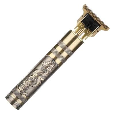 Aparador de Cabelo Aquilae Dragon Profissional Lâmina Aço Inoxidável sem Fio Preto Bivolt