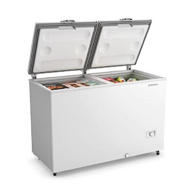Freezer Horizontal Dupla Ação Chest Freezer Metalfrio DA420IFT01 Degelo Manual 419L Inverter Branco