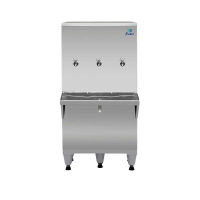 Bebedouro de Coluna Industrial Frisbel RA10 Compressor Gelada 100L Inox 110V
