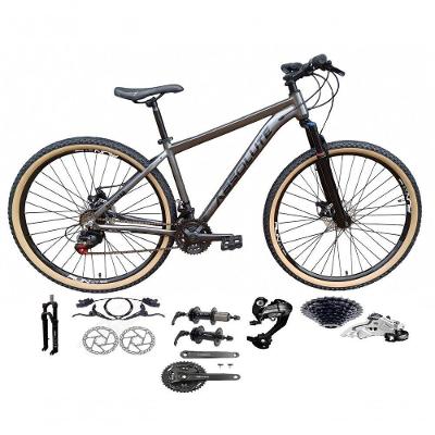 Bicicleta Absolute Nero 5 Mountain Bike Aro 29 Alumínio 27 Marchas Shimano Altus Grafite