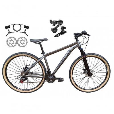 Bicicleta Nero 5 Mountain Bike Aro 29 Alumínio 24 Marchas Shimano Disco Hidráulico Absolute