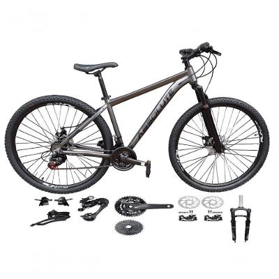 Bicicleta Mountain Bike Nero 5 Aro 29 Alumínio 2x9 Sunrun K7 Freio a Disco Absolute