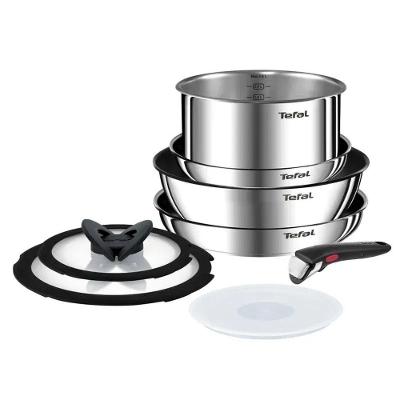 Jogo de Panelas Ingenio 4 Peças Aço Inox com Revestimento Antiaderente Tefal