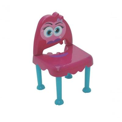 Cadeira Infantil Monster com Base Azul Livre de Materiais Tóxicos Rosa Tramontina