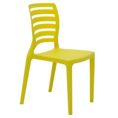 Cadeira Infantil Sofia com Assento Anatômico Empilhável Amarelo Tramontina