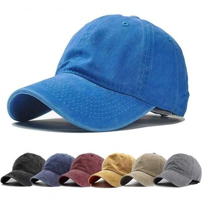 Boné Azul Esporte Boné Aba Curva Tecido Leve Sarja Azul Unissex
