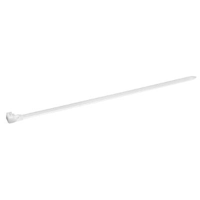 Abraçadeira para Mangueira com Trava 350 X 7,6mm Branca Worker 10 PEÇAS