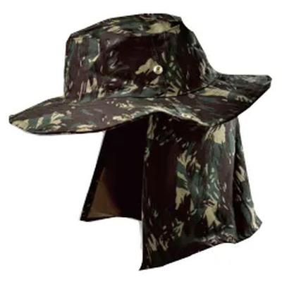 Chapéu Camuflado Worker Brim Algodão Circunferência 56CM Tamanho Único Adulto