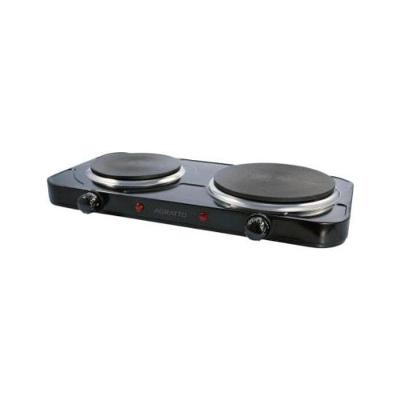 Fogão Elétrico de Mesa Agratto FMP-01 2 Bocas Inox Preto 110V