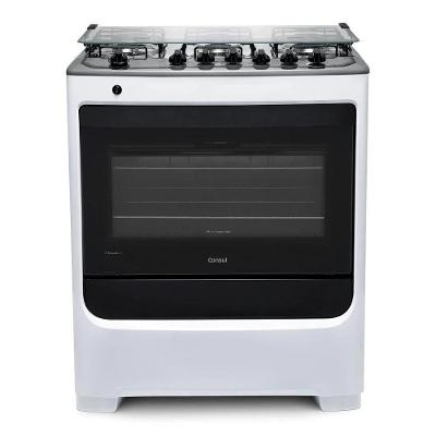 Fogão de Piso 6 Bocas GLP Consul CFS6NABUNA Acendimento Automático Branco Bivolt
