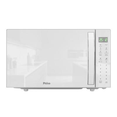 Micro-ondas de Bancada Philco PMO31B 28L 1100W com Descongelar e Tira Odor e Branco 110V