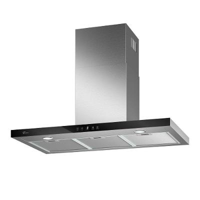 Coifa de Parede Fischer Infinity 90CM Inox Controle por Gesto LED Preto 220V