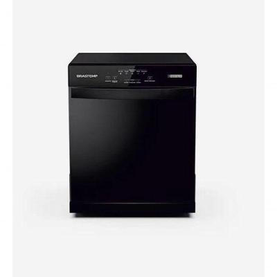 Lava Louças Compact BLF08AEAANA Brastemp Preto 110V