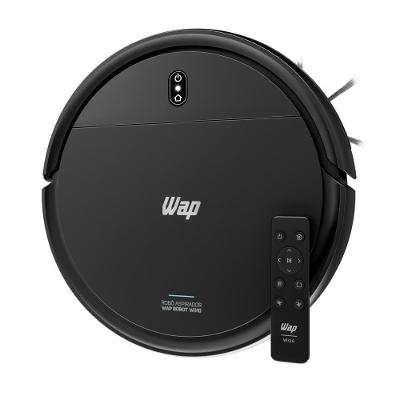 Robô Aspirador de Pó WAP W310 1900PA 130 3 em 1 com MOP e Controle Remoto Preto Bivolt