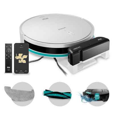 Robô Aspirador de Pó WAP Robot W1000 2400PA 160 Min Função MOP e Controle App Branco Bivolt