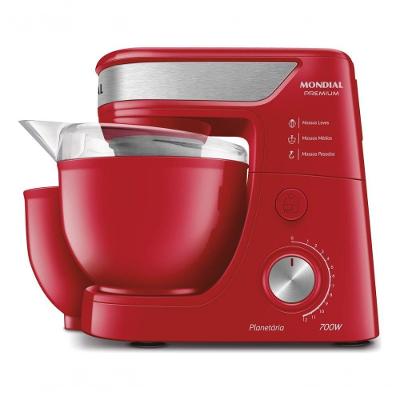 Batedeira Planetária BP-01P-R 4,5L 700W 12 Velocidades Vermelho 110V