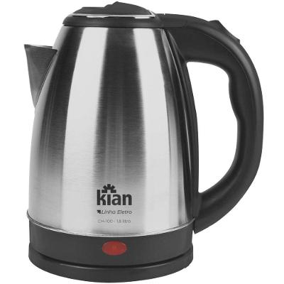 Chaleira Elétrica Kian 26022 1,8L Inox Corpo Resistente Jarro Aço Inoxidável 220V
