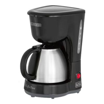Cafeteira Elétrica CM15-BR01 Black + Decker 15 Xícaras Aço Inox Preto 110V