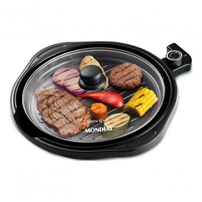 Grill Elétrico Smart Grill G-04 Redondo com Revestimento Antiaderente 1200W 30CM 110V
